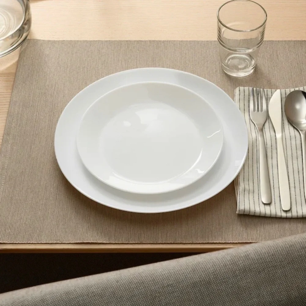 IKEA OFTAST White Side Plate, 7½